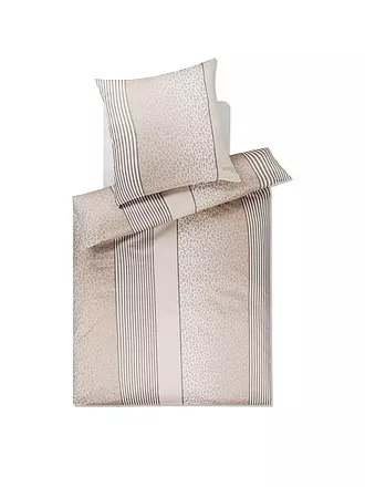 JOOP | Linge de lit en satin LEO 70x90cm / 140x200cm Vanille | beige